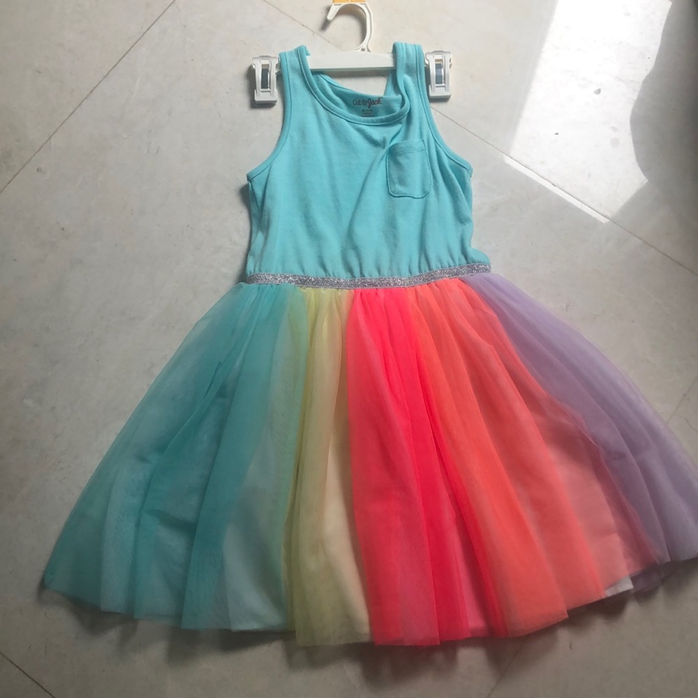 Rainbow Dress-cat and hack size medium